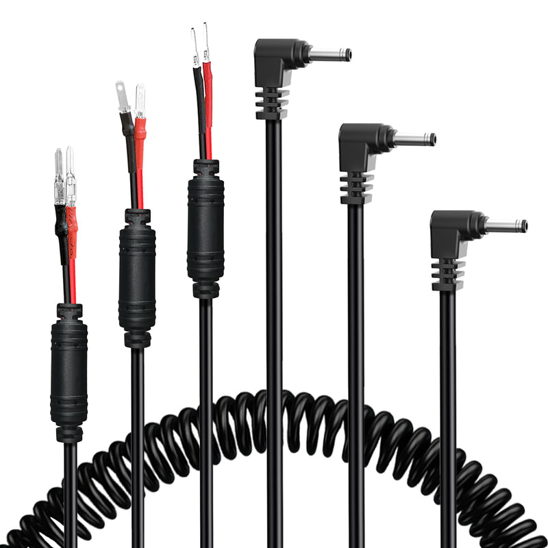 [AUSTRALIA] - Radar Detector Power Cord Mirror Plug Wire Compatible with Uniden Escort Valentine One Cobra Whistler,with Inline Fuse Holder,Rearview Mirror Plug Elastic Cable.(DC 3.5-Set of 3) DC 3.5 