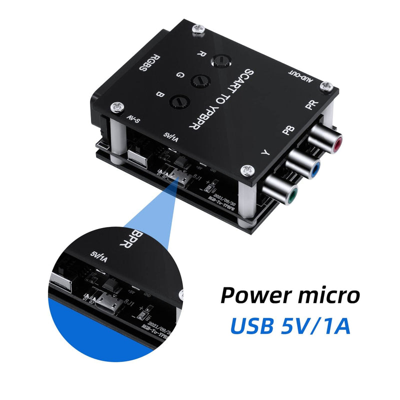 [AUSTRALIA] - Mcbazel ODV-RGBS SCART to YPBPR Component Converter for Retro Game Console/Arcade Boards 
