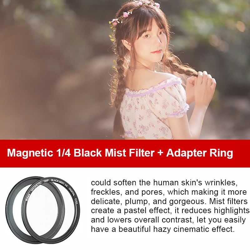 Kase Wolverine Magnetic Black Mist 1/4 Filter for Sony RX100 Series