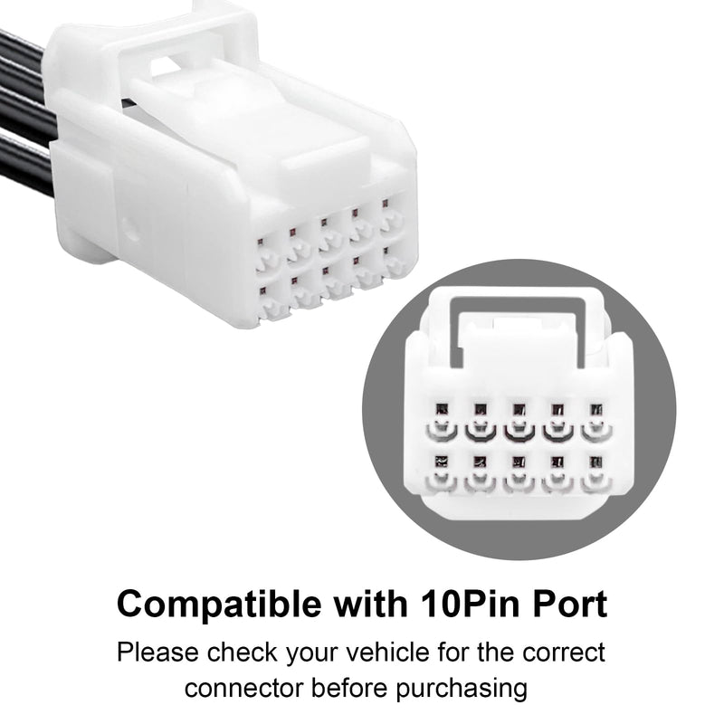[AUSTRALIA] - Dashcam Power Adapter 10 Pin (Model A) Custom for Mazda, 6 CX3 CX5 CX5 CX9 CX30 CX50 MX30 and More with Auto-dimming Rearview Mirror, Easy to Install 10 pin (Model A) - vehicle with Auto-dimming 