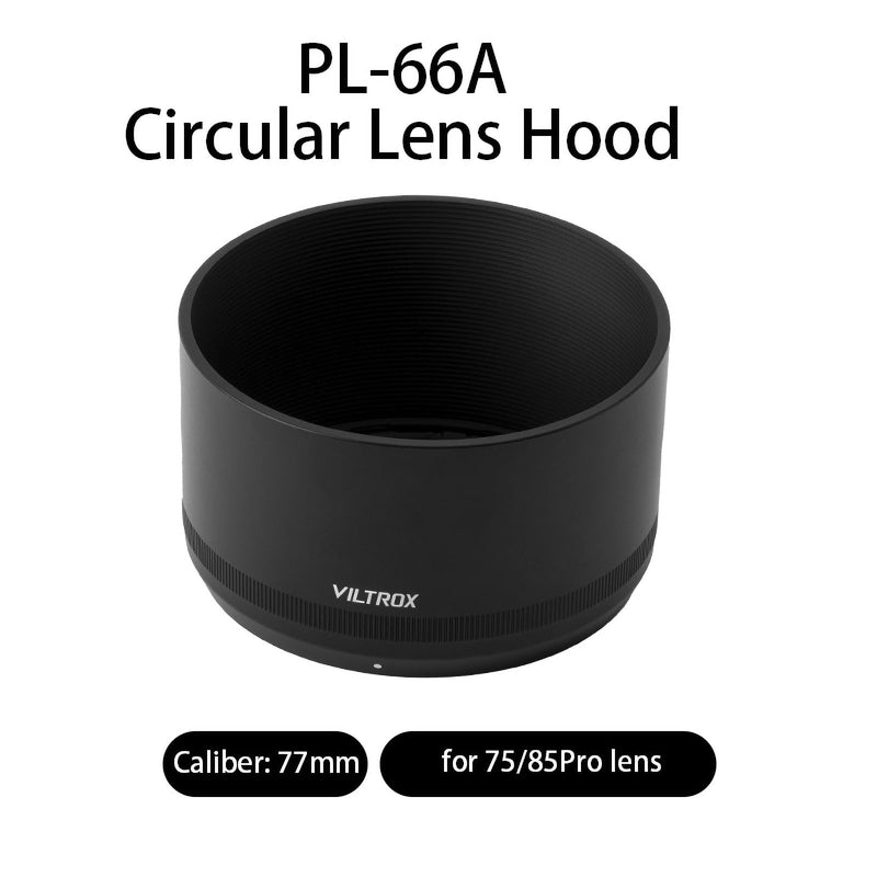 [AUSTRALIA] - VILTROX Lens Hood 77mm for 85mm pro Lens(PL-66A) 
