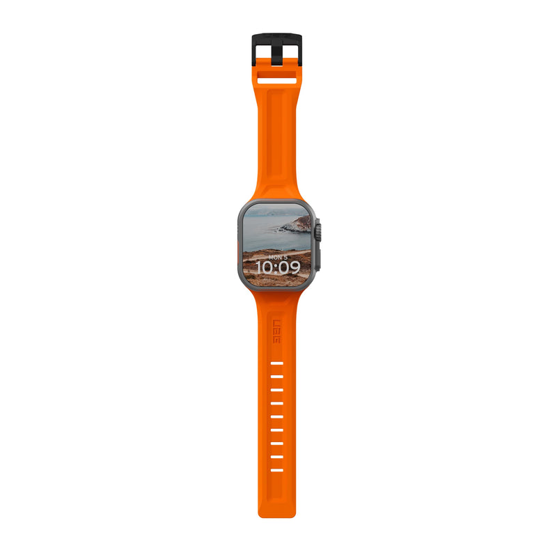 URBAN ARMOR GEAR UAG Compatible with Apple Watch Band 49/46/45/44mm & 42/41/40mm iWatch Series Ultra 3/Ultra 2/Ultra/4-11/SE3/SE2/SE Scout Watch Strap Orange Casual Solid