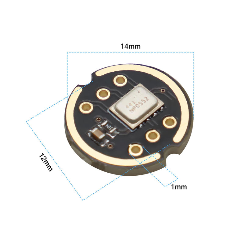 APKLVSR Pack of 5 Omnidirectional Microphone Module I2S Interface, High Precision Low Performance for ESP