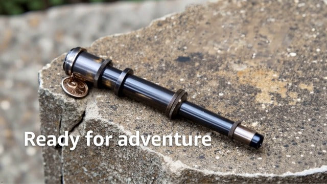 Antique Brass Pirate Spyglass Telescope