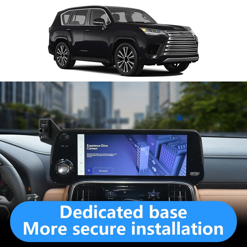 Car Phone Holder for Lexus LX 600 2022 2023 2024 2025 2026 and Lexus LX 700h 2025 2026 Auto Interior Accessories Best Cell Phones Mount Cellphone Mobile Cradle Charging Navigation Screen Stand