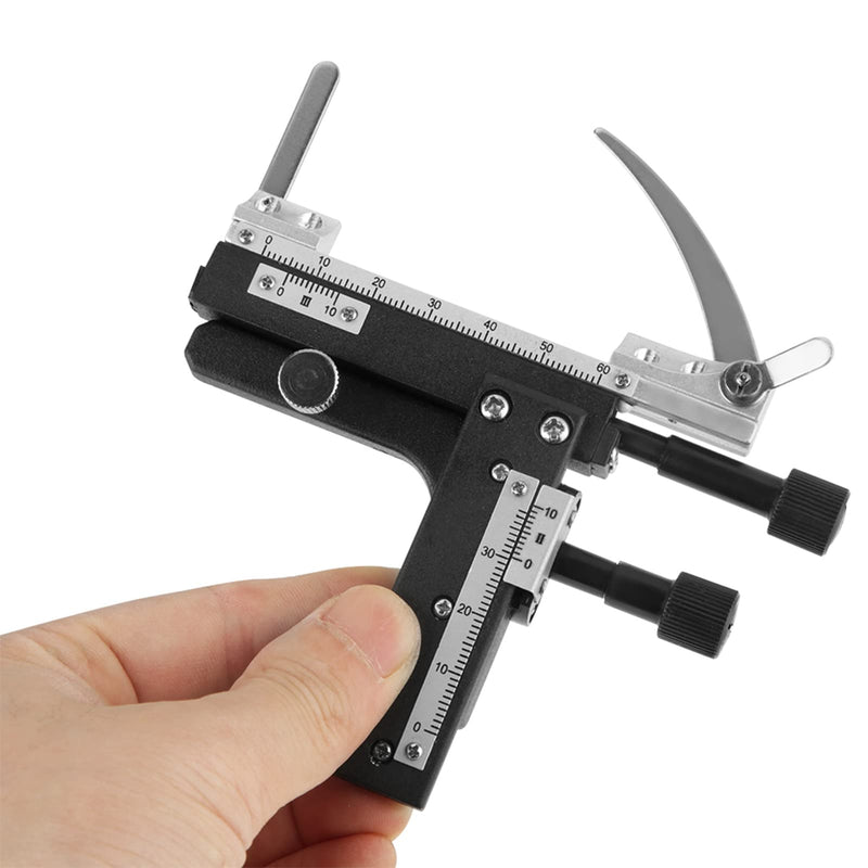 Movable Table Microscope, Professional Attachable Mechanical X-Y Movable Table Caliper for Microscopes
