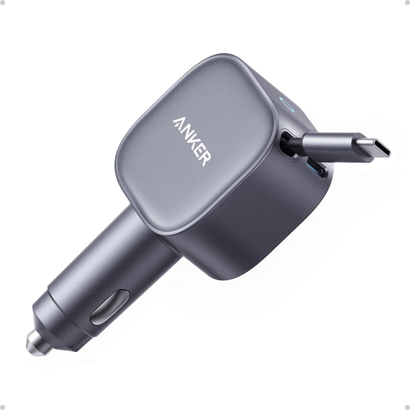 Anker Retractable USB-C Car Charger Nano Magnetic Wireless Car Charger