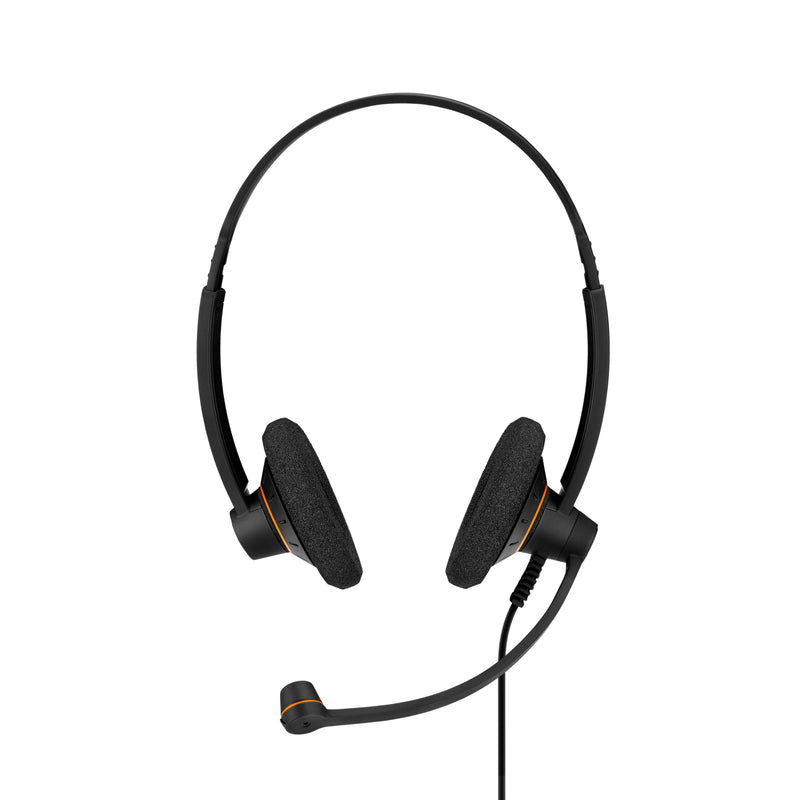 [AUSTRALIA] - EPOS Sennheiser Consumer Audio SC 60 USB ML (504547) - Double-Sided Business Headset | For Skype for Business | with HD Sound, Noise-Cancelling Microphone, & USB Connector (Black) 