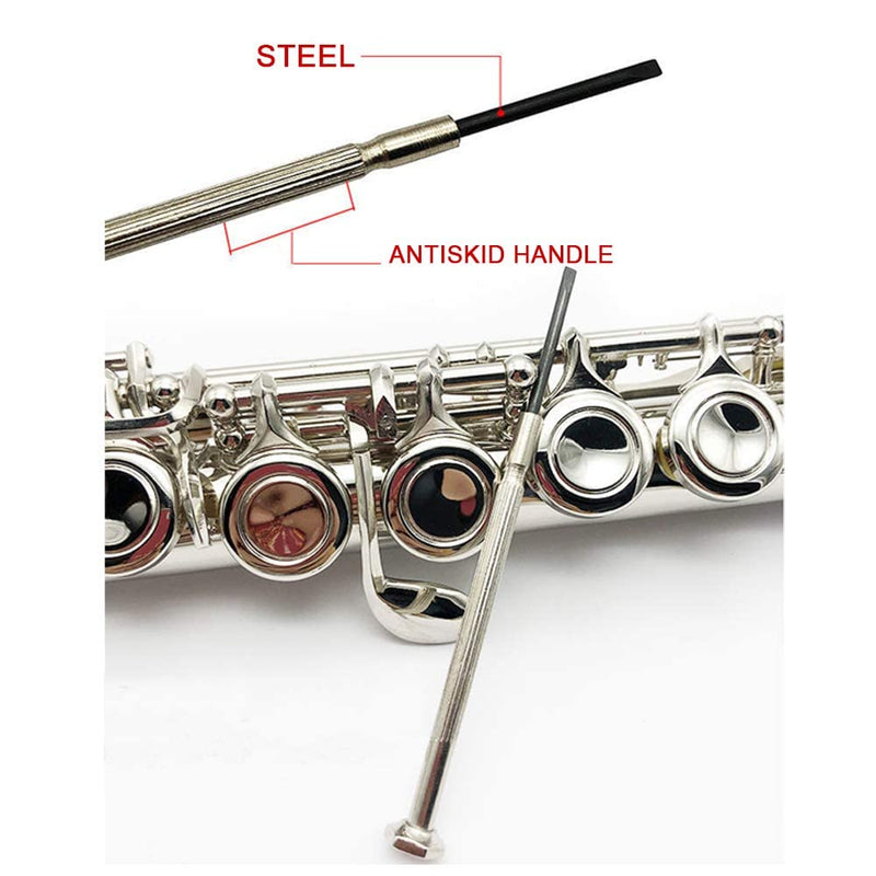 Clarinet Cleaning Kit, Saxophone Cleaning Kit, Clarinet & Saxophone Care Kit, Maintenance Kit with Case for Wind & Woodwind Instrument