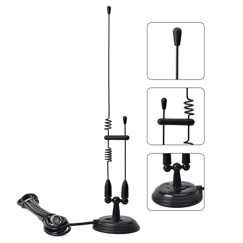 [AUSTRALIA] - UAYESOK Magnetic Mobile Antenna Signal Boost, Upgrade for HT, 2m/70cm & GMRS Ham Radio Car Antenna PL259 for Baofeng UV-5R AR-5RM UV-82 UV-5G Retevis RT95 MA1 RT29 RA86 BTECH AnyTone QYT TYT Midland Black 
