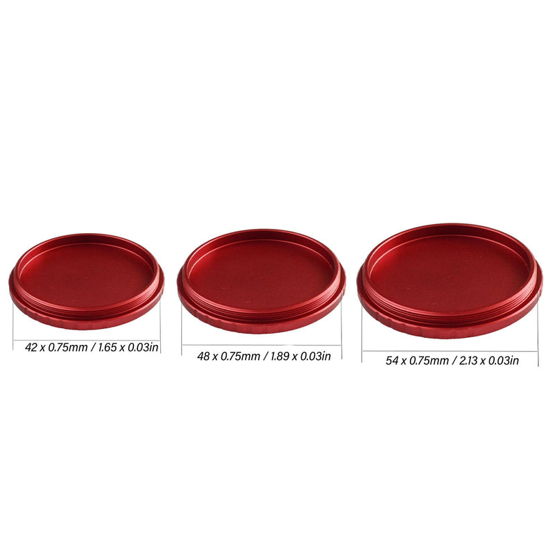 [AUSTRALIA] - Telescope Lens Dust , Aluminum Alloy Lens Cover, Portable Magnifying Mirror Dust Protective Lens for Photographic Socket (M54*0.75) M54*0.75 