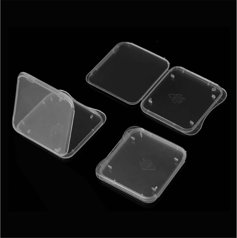10 pcs SD MMC / SDHC PRO DUO Memory Card Plastic Storage Jewel Case (memory card not included)