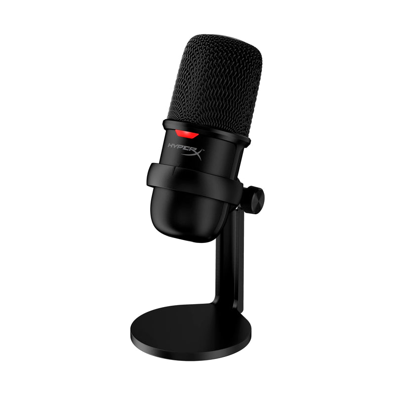 HyperX SoloCast – USB Condenser Gaming Microphone, for PC, PS4, PS5 and Mac, Tap-to-Mute Sensor, Cardioid Polar Pattern, great for Streaming, Podcasts, Twitch, YouTube, Discord,Black Black