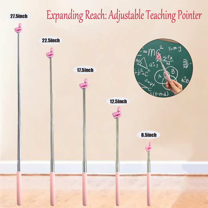 [AUSTRALIA] - Extendable Teacher Pointer - Versatile, Adjustable, Ergonomic Teaching Aid & Presentation Tool for Classroom & Meetings（1 Colors） 1 Color 