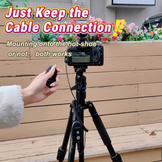 Hanpusen Rechargeable Camera Remote Shutter Release for Nikon