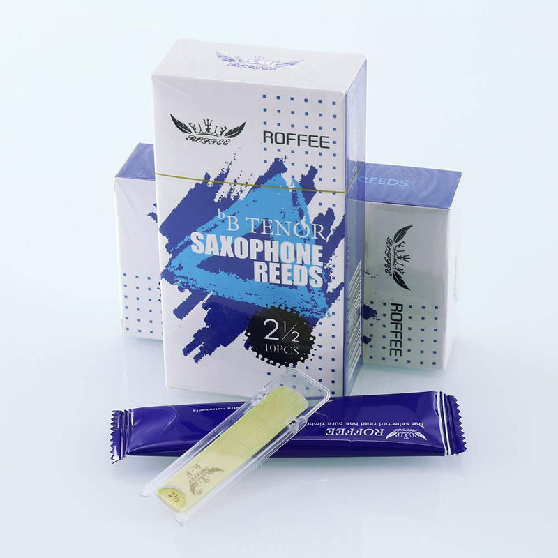 [AUSTRALIA] - tenor sax saxophone reeds strength 2.5,10 pcs/box,individual packing 10 pcs tenor 2.5 