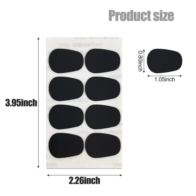 24 Pcs Saxophone Mouthpiece Pads 0.8 mm Alto Saxophone Mouthpiece Pads Sticky Mouthpiece Patches For Saxophone And Clarinet Beginners 24