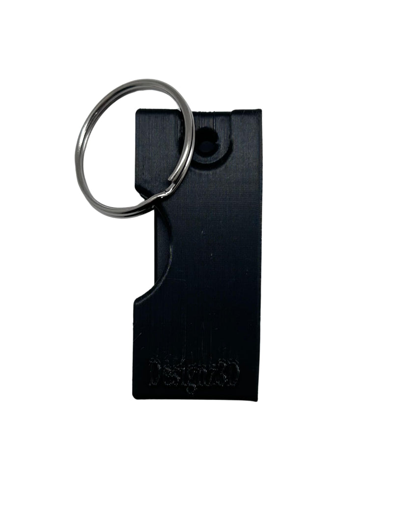 Yubikey Protector Flip Case Keychain Holder (5 NFC / 5C NFC) (Black, 5C NFC)