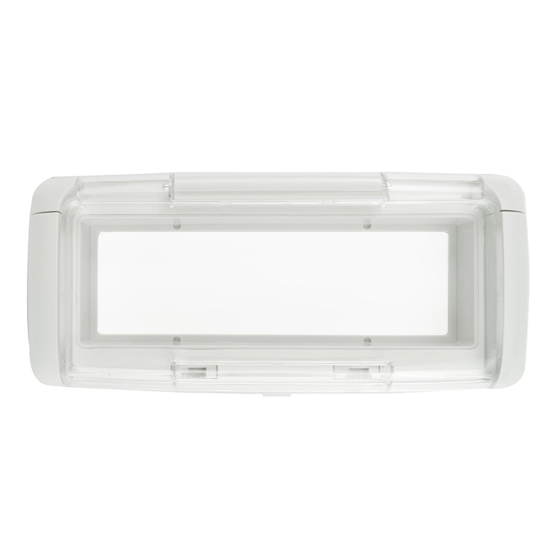 [AUSTRALIA] - Dual Electronics SG3 Splashguard Marine Radio Housing Unit, Waterproof, Transparent, Single DIN, White 