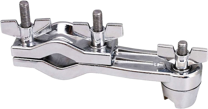 Cymbal Clamp Boom Arm Mount Bracket Holder Musical Percussion Drum Set Accessory Silver