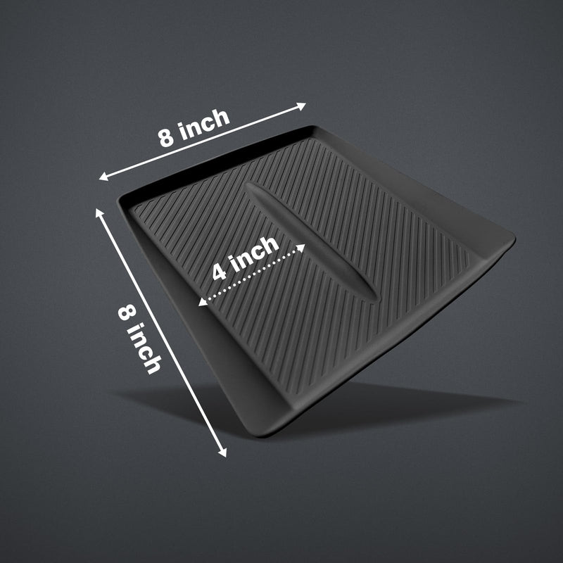 BestEvMod for Refreshed Model 3 Highland Center Console Phone Charge Area Silicone Mat Non Slip Silicone Pad Compatible with 2024 Refreshed Tesla Model 3 Highland Accessories (Black) Black