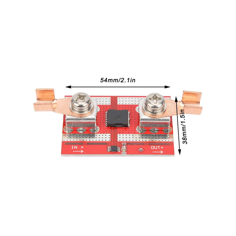 DEWIN Ideal diode, 50 A high current diodes, solar charging, anti-backflow protection board, positive low resistance for charging protection against irrigation, for parallel connection of solar cells