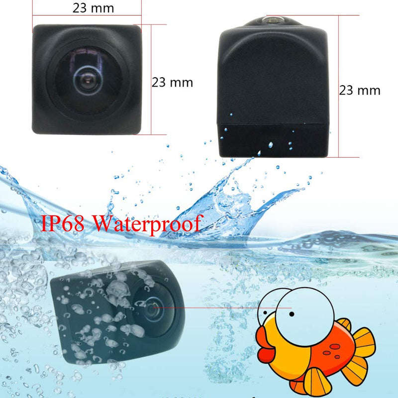 Fisheye Lens Car Rear View Camera for Mercedes Benz Smart City-Coupe/Smart Fortwo/Smart ED/Smart ForJeremy &Vehicle Camera Waterproof and Shockproof Reversing Backup Camera (Fisheye Lens) Fisheye Lens