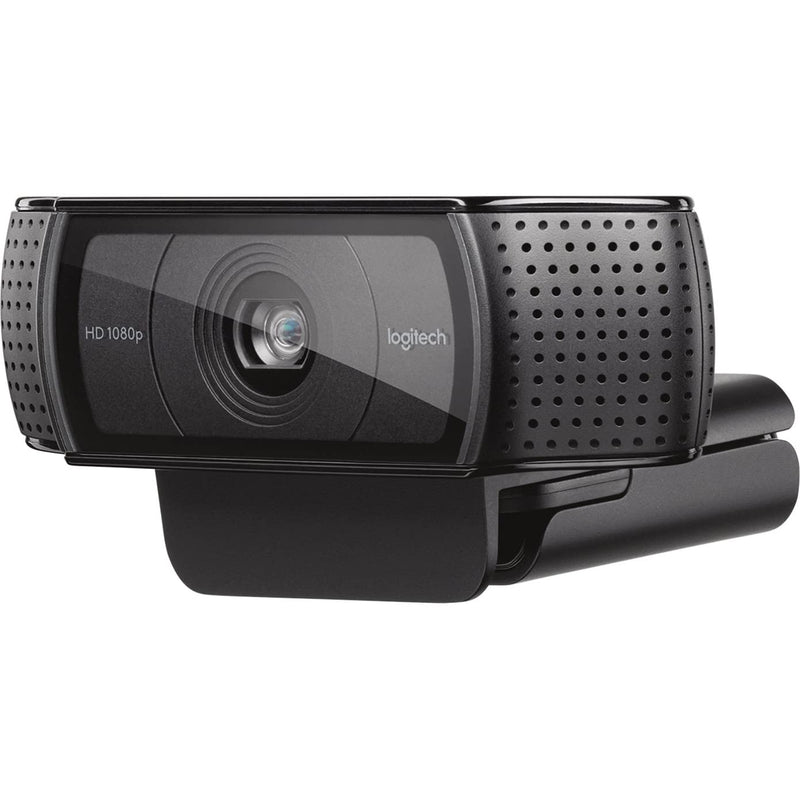 Logitech C920e HD 1080p Mic-Enabled Webcam, certified for Zoom, Microsoft Teams compatible, TAA Compliant + Litra Glow Premium LED Streaming Light with TrueSoft, adjustable monitor mount