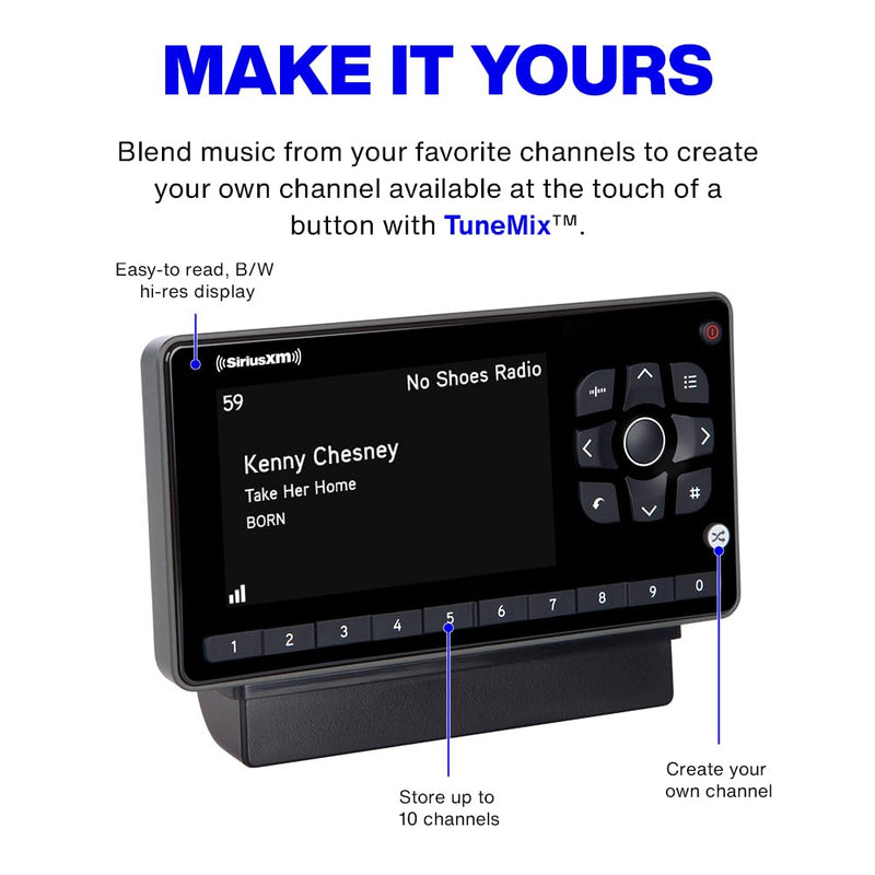 SiriusXM Onyx EZR Satellite Radio with Vehicle Kit (SXEZR1V1) Satellite Radio + Vehicle Kit