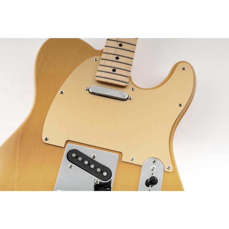 [AUSTRALIA] - Musiclily Pro 8 Holes Anodized Aluminum Tele Pickguard TL Guitar Pickguard for American/Mexican Fender Standard Tele Style Electric Guitar, Gold 