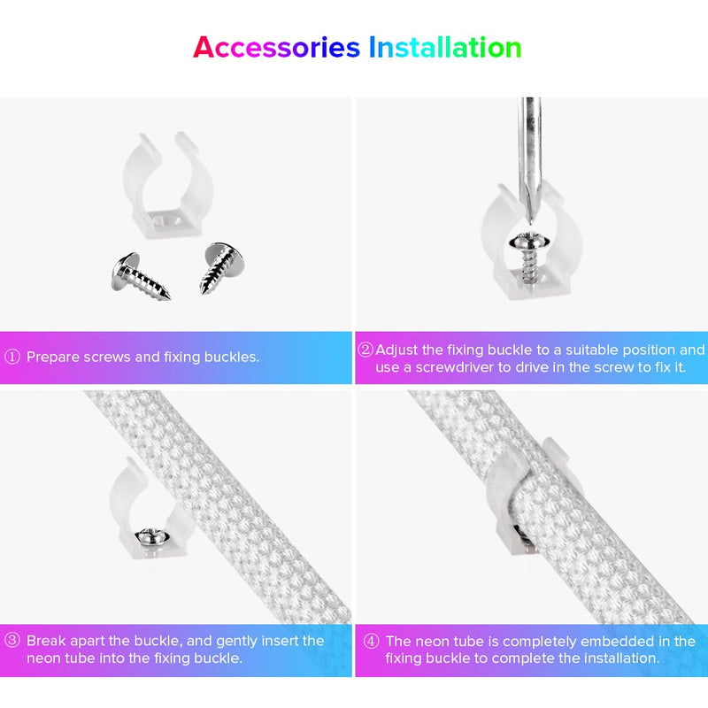 BTF-LIGHTING 9.8FT WS2811 WS2812B IC RGB DC5V 360 Degree Round Reticulate Pattern Chasing Color Neon LED Strip Flexible Nylon Silicone IP67 Waterproof Dream Color Rope Light(No Adapter or Controller) 9.8FT-Only Neon Light