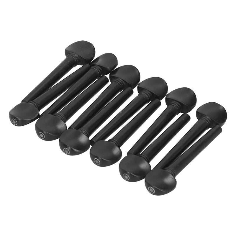 [AUSTRALIA] - Oud Ebony Pegs, 12Pcs 8.7cm Wooden Tuning Replacement Ebony Pegs with Fisheye for Oud 