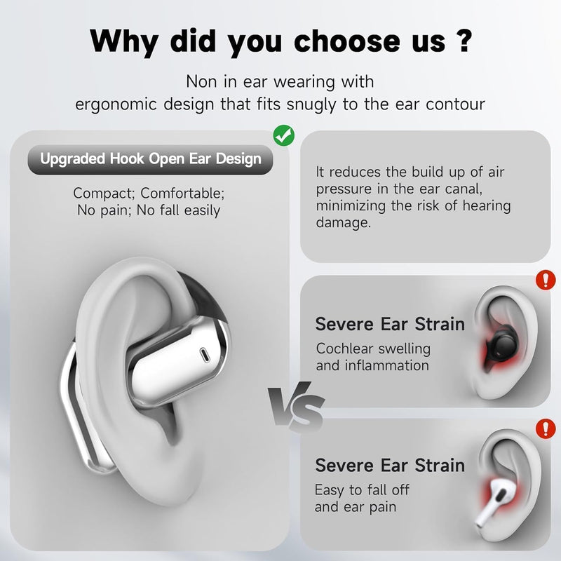 AI Translation Earbuds Real Time, 144 Language Translator Earbuds with APP Compatible with iOS & Android, Bluetooth Headphones Translating Device for Travel Business and Learning - Black12