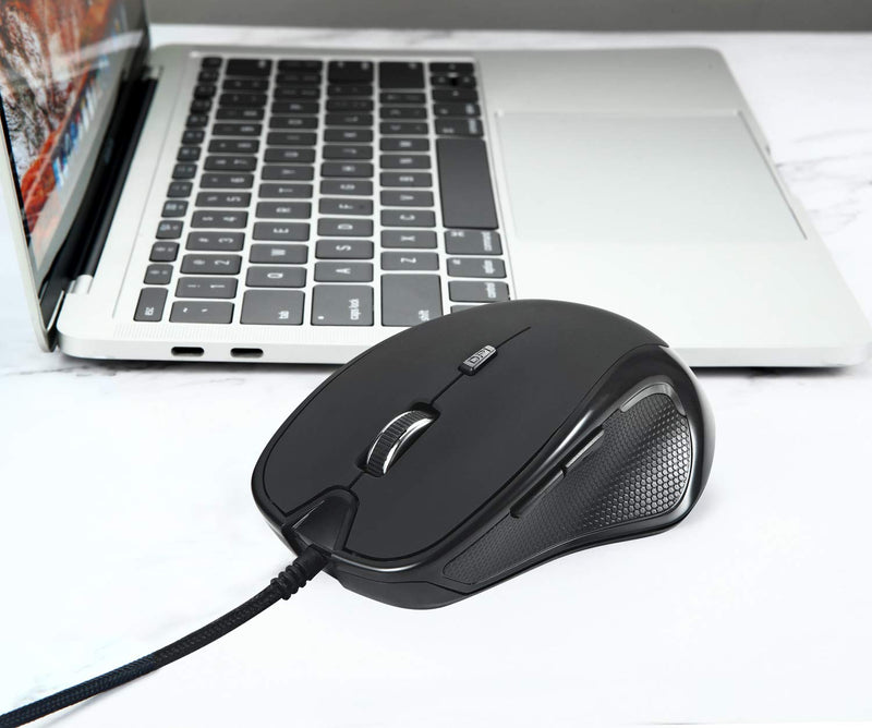 ValueRays Warm Fingertips Hot Buttons Optical Heated Mouse - New 2020 Design!