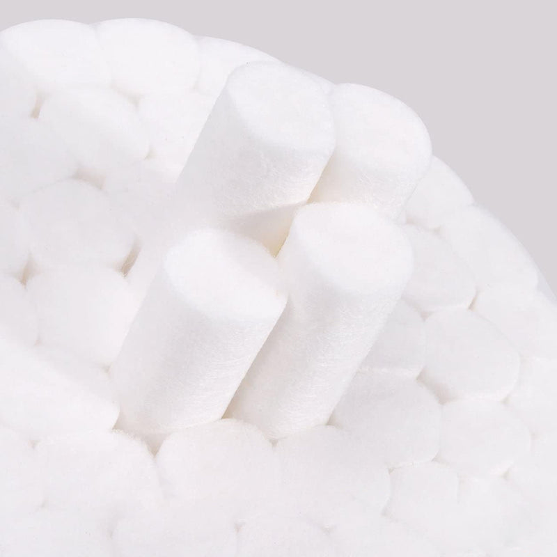 [AUSTRALIA] - 50 Hozee Nose Stoppers Nampons Against Nosebleeds Percent Strong Absorbent Cotton Rolls Soft Gauze Rolls Stop Plugs for Emergency or Accident Suitable for Babies Under 
