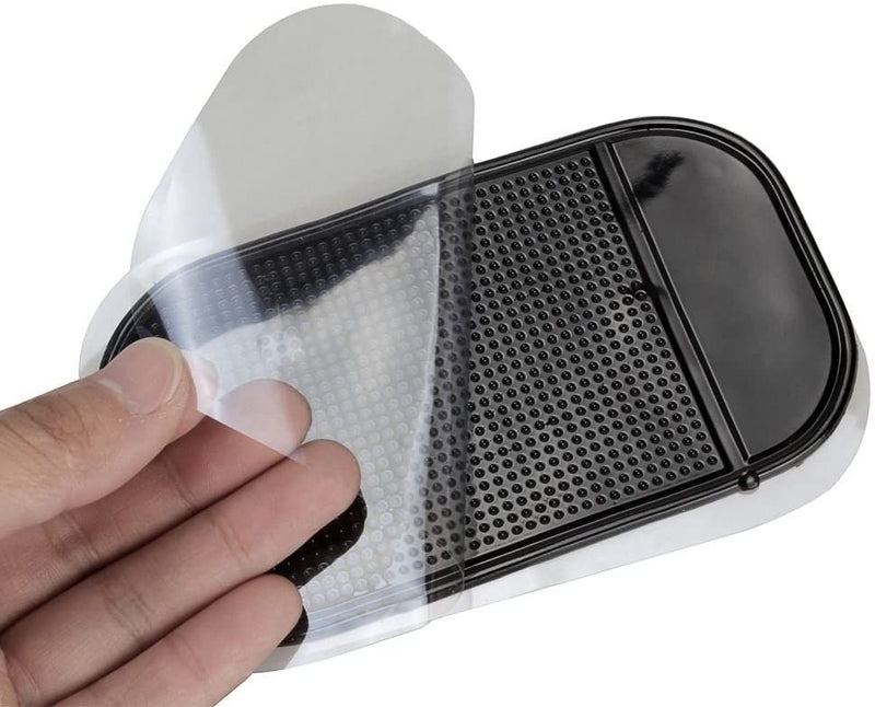 10pack Removable Silicone Sticky Anti-Slip Gel Pads Magic Gel Mat Stick to Car Dashboard Glass Mirrors Metal Tile Wall Kitchen Cell Phone Stand Recipe Holder Non-Slip Rug Pet Bowl Mat Pad