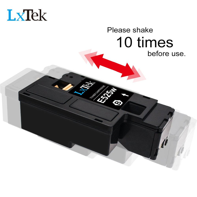 LxTek Compatible Toner Cartridge Replacement for Dell E525W E525DW E525 525 to use with E525W Color Laser Printer (1 Black, High Yield)