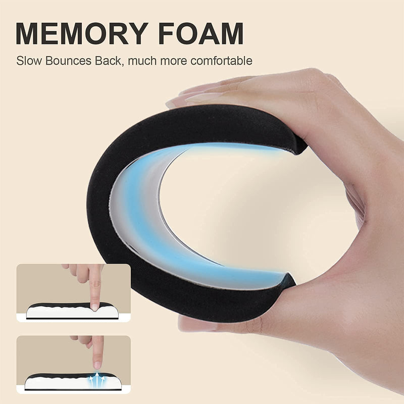VAYDEER Ergonomic Wrist Rest Pad Armrest Pad Elbow Rest Pad, Prevent Hands Becoming 'Mouse Hand' Relieve Elbow Pain Computer Armrest Arm Wrist Rest Support Mouse Pad for Desk(6.3X4.3X0.76inches Black) Medium arm rest x 1pc