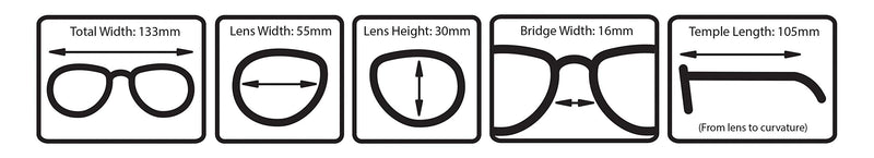 Boost Eyewear 6 Pack Reading Glasses, Traditional Black Frames, with Spring Loaded Hinges 2.0 Diopters 9.0 Millimeters 2.00 Inches 0.00 6.0