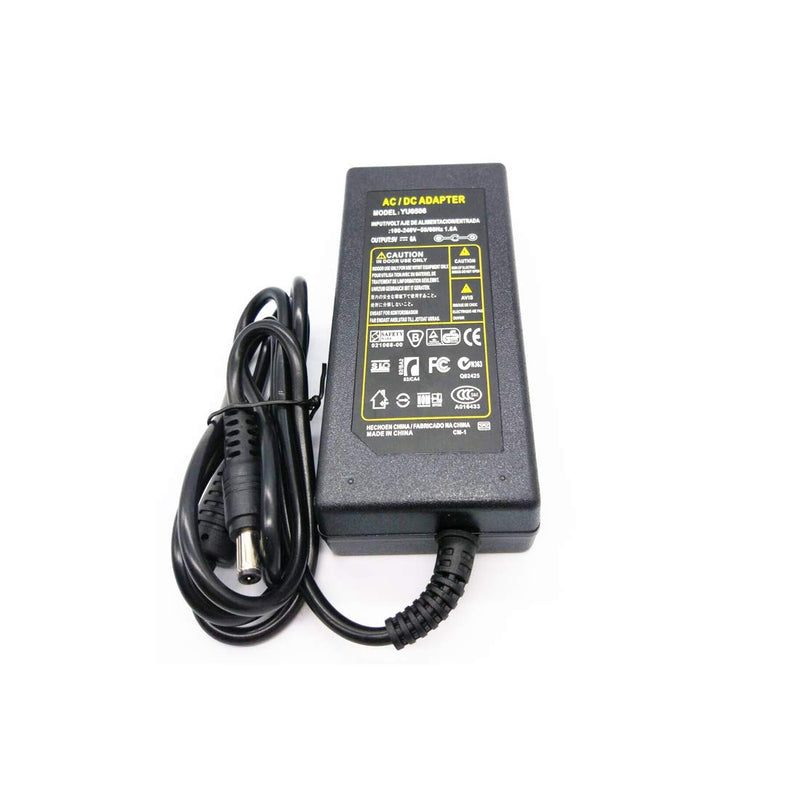 5V 6A 30W, Power Adapter Transformer Charger for LED Strips, Routers, Speakers, LCD TVs, Cameras, TV Boxes, USB Hub and 5V Home Electronics 5V 6A 30W