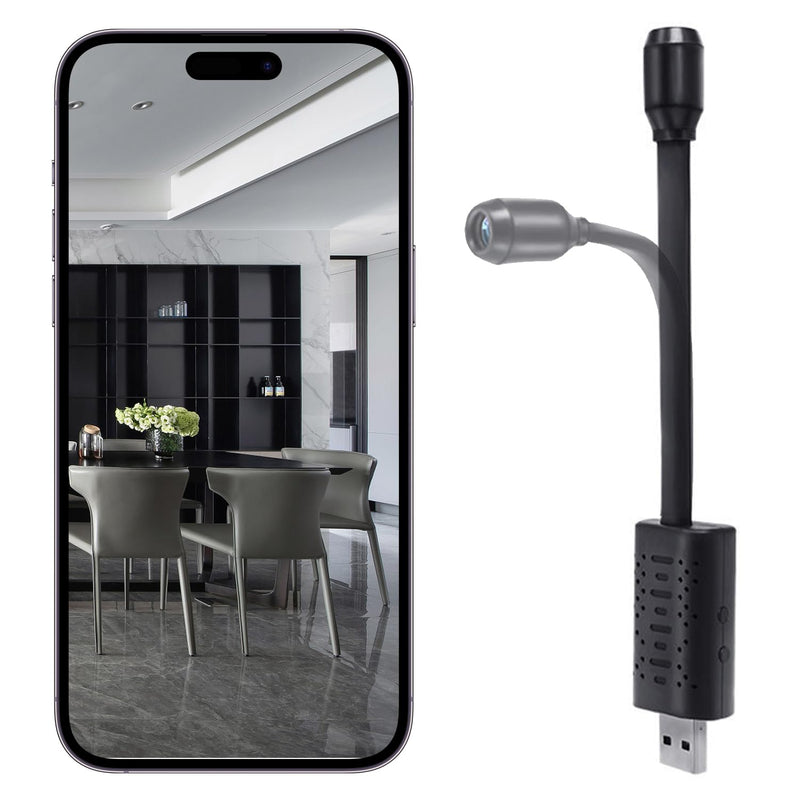 USB Smallest Hidden Camera Wireless, Hidden Spy Cameras, Home Security Cameras for Pet, Baby with Motion Detection, App Control