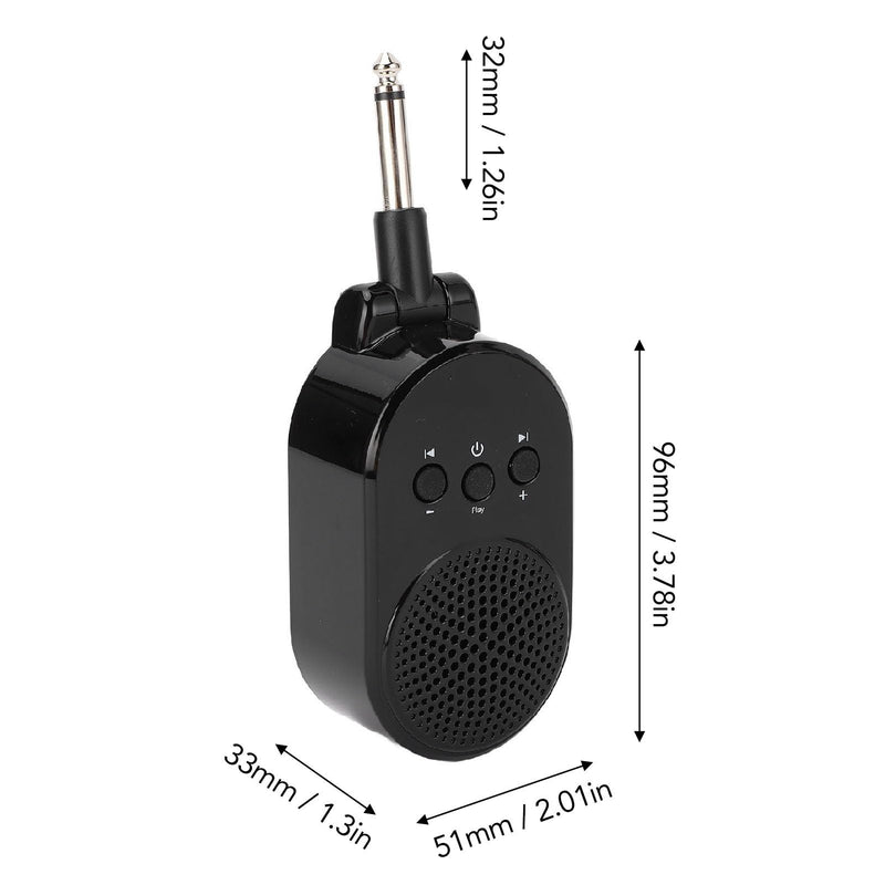 Plug in Guitar Amplifier Rechargeable Portable Bluetooth Practice Amp BT 85db 6.35mm for Guitar Bass Electric Instruments