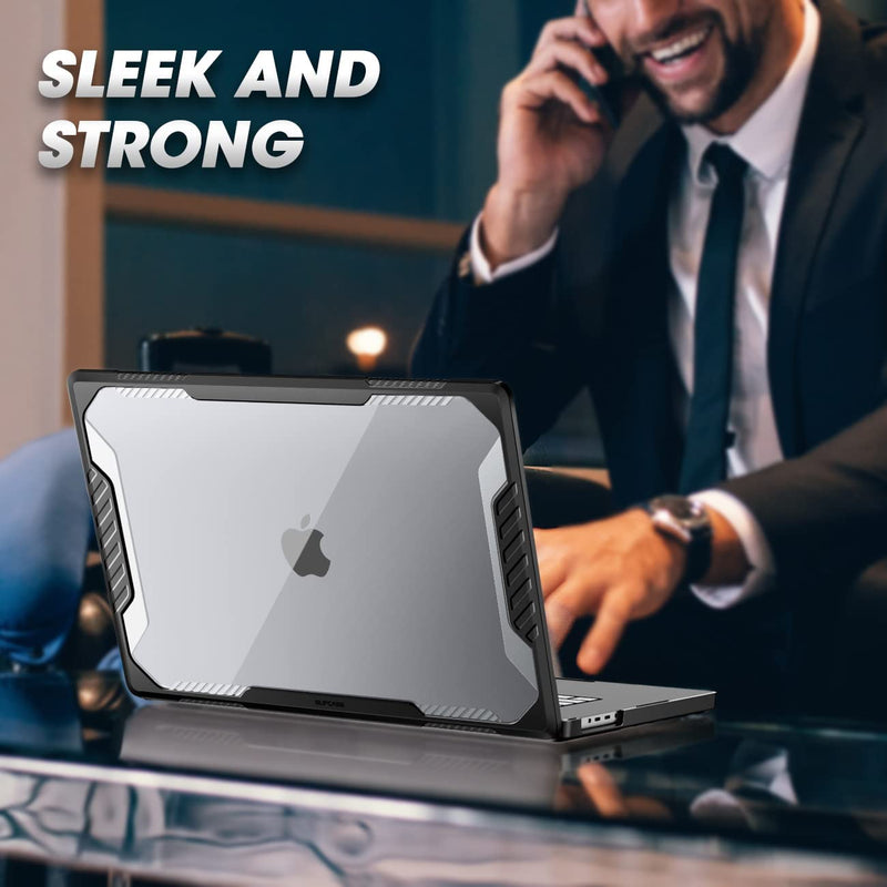 SUPCASE Unicorn Beetle Case for MacBook Pro 14 Inch M3 / M3 Pro / M3 Max (2023) & M2 Pro / M2 Max A2779 (2023) & M1 Pro / M1 Max A2442 (2021), Hard Shell Protective Cover for MacBook Pro 14" (Black) Black