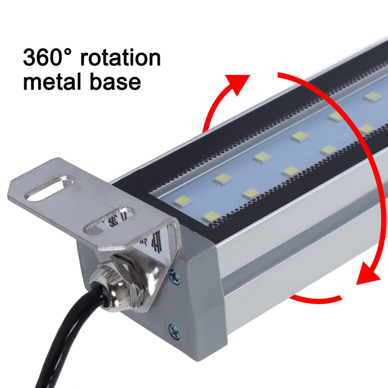 Machine Light, LED Charging Light, White Source, IP67, Waterproof, Explosion-proof, Replacement for Machine Tube Light, 24V, 36V