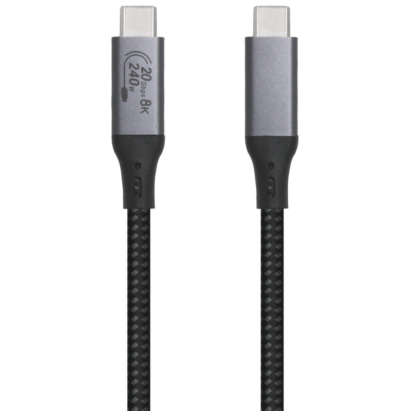 10-Foot USB4 Cable Compatible with Thunderbolt 3, Thunderbolt 4 and USB-C - Supports 8K HD Display, 20gbps Data Transfer, 240W Charging 10 Foot