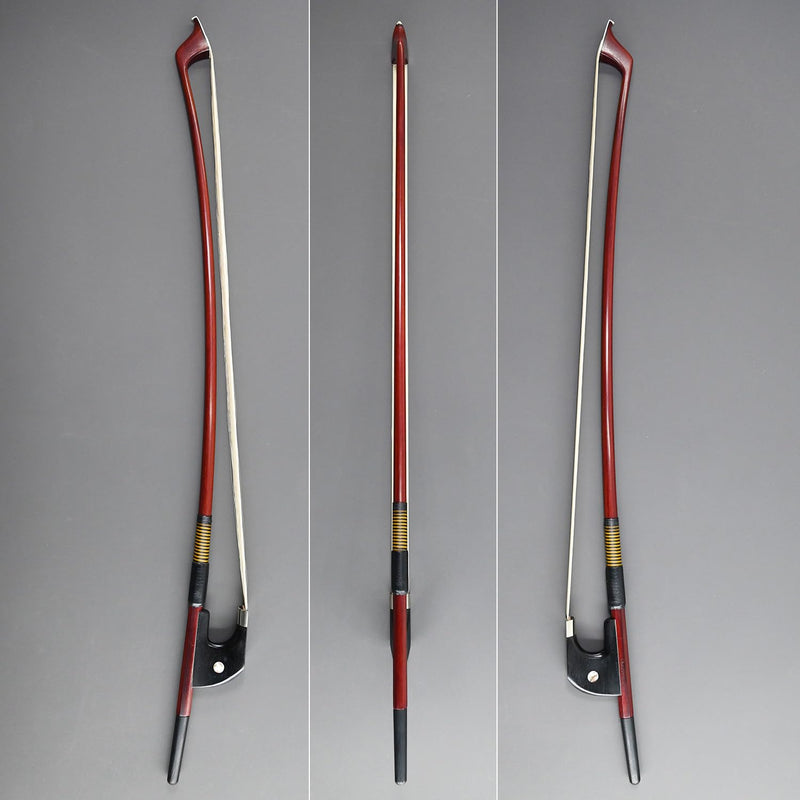 Full Size New German Double Bass Bow Pernambuco Performance for Advanced Level! Art No.310BG 4/4 White