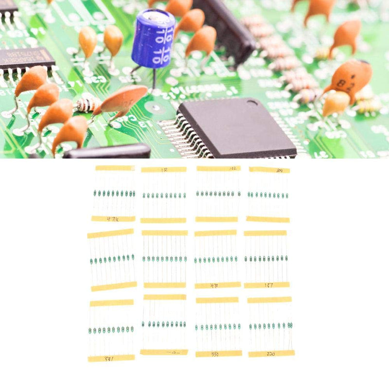 120pcs Inductors 1/4W 1UH - 1MH 12 Inductor Colour Ring Standard Inductor for Electronic Part