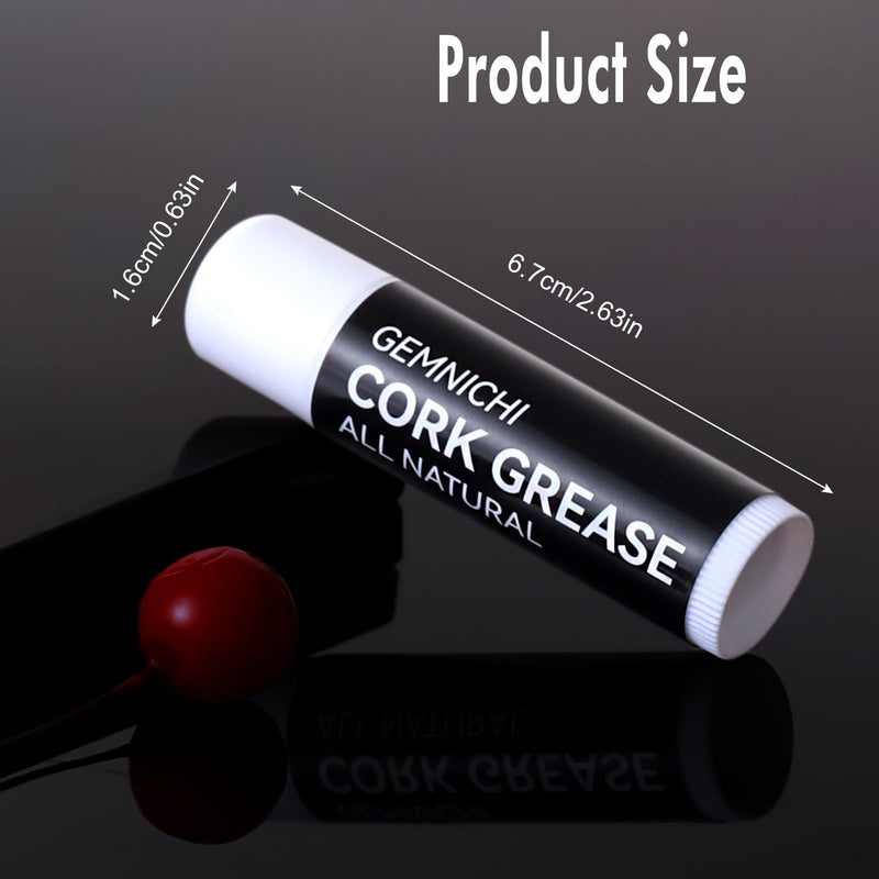 [AUSTRALIA] - Clarinet Cork Grease 5 Pack, All-Natural Cork Grease for Clarinet, Alto/Tenor Saxophone & Oboe Woodwind Instruments Accessories 