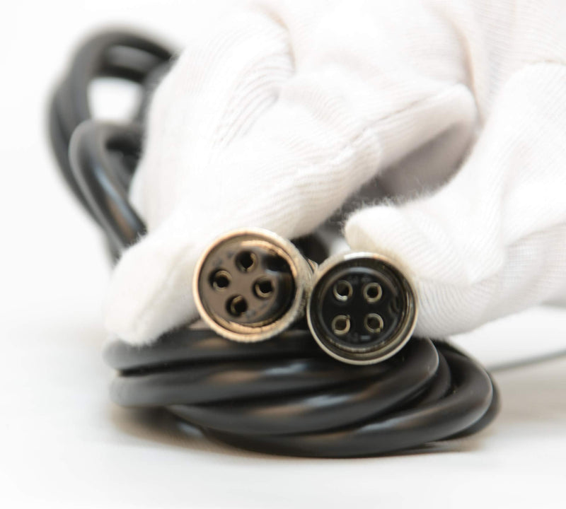 Cable with 4 Pin Quick Connectors Both Ends 15ft,Scales Cable Connectors for PEC-IN202 Floor Scale Indicator PEC-Cable