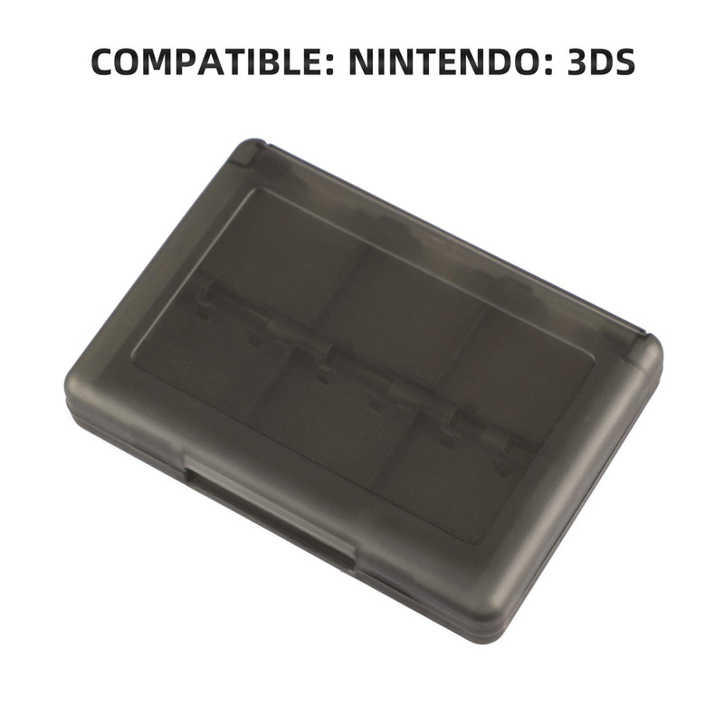 3DS Game Holder Card Case, 28-in-1 Game Holder Card Case Compatible with Nintendo NEW 3DS / NEW 3DS XL / 3DS / 3DS XL / DSi / DSi XL / DS / NEW 2DS /NEW 2DS XL / 2DS/ 2DS XL Catridge Storage Box Black
